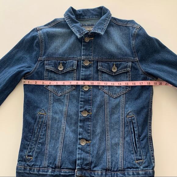 Via Penny Lane Reworked Apparel | Men’s Nirvana Graphic Denim Jacket Small - Picture 6 of 8